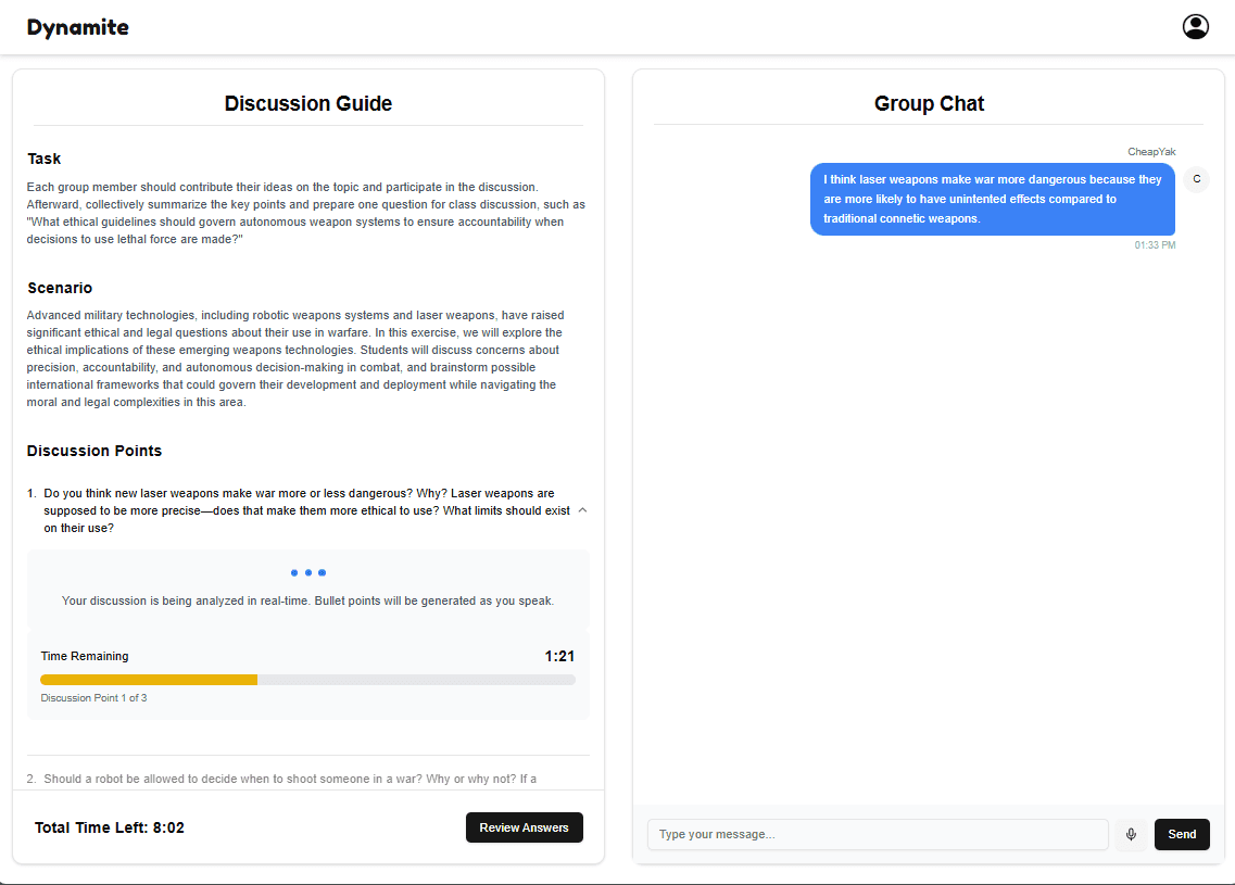 Dynamite Platform Interface